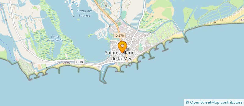 localisation de l'entreprise LA GALINDA à SAINTES-MARIES-DE-LA-MER