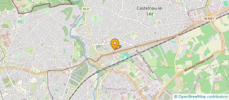 localisation de l'entreprise LA GALINE à CASTELNAU-LE-LEZ