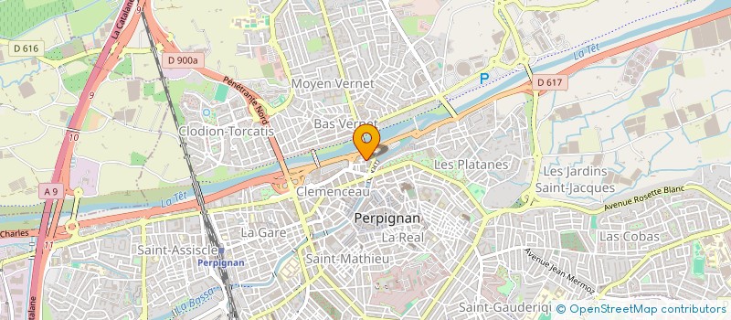 localisation de l'entreprise LA GALINETTE à PERPIGNAN