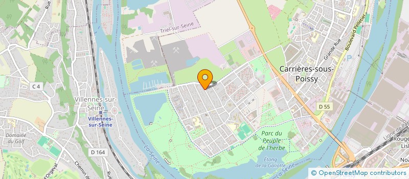 localisation de l'entreprise LA GALINETTE à CARRIERES-SOUS-POISSY