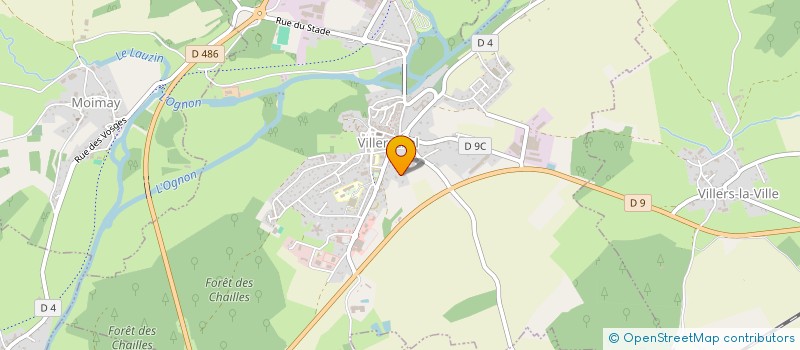 localisation de l'entreprise LA GALINETTE à VILLERSEXEL