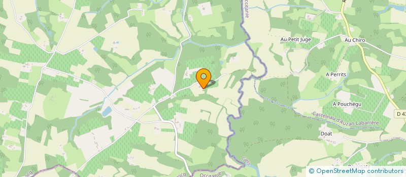 localisation de l'entreprise LA GALINETTE DE PEYRAN à PARLEBOSCQ
