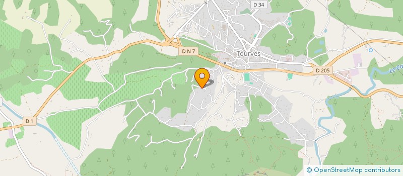 localisation de l'entreprise LA GALIOTE 15 à TOURVES