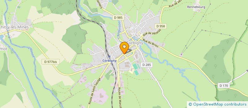 localisation de l'entreprise LA GALIOTE à CORBIGNY