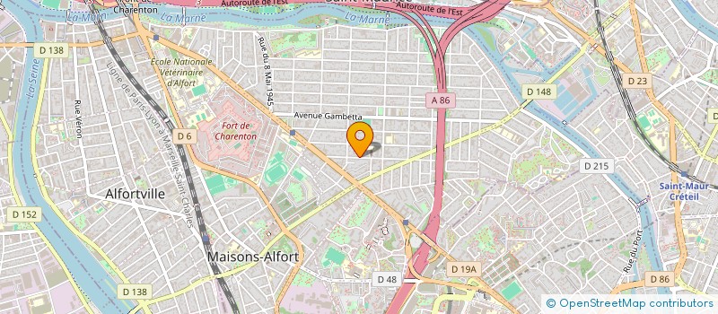 localisation de l'entreprise LA GALIPE à MAISONS-ALFORT