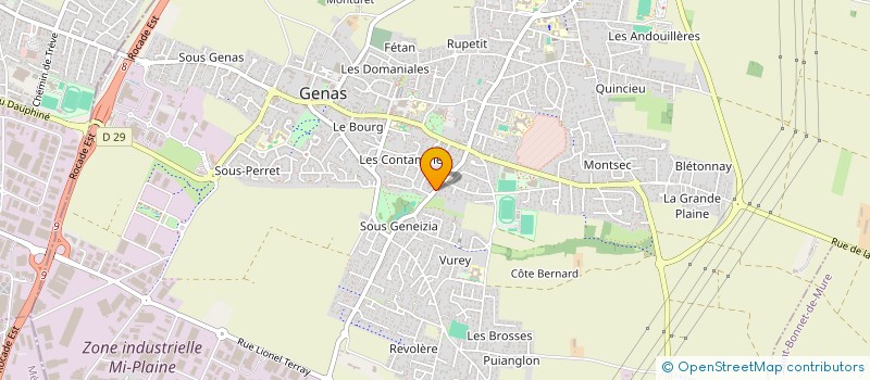 localisation de l'entreprise LA GALIPETTE à GENAS