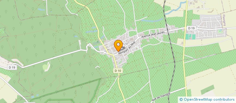 localisation de l'entreprise LA GALISE  AVIZE