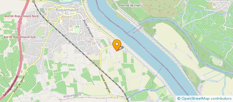 localisation de l'entreprise LA GALITE  ROQUEMAURE