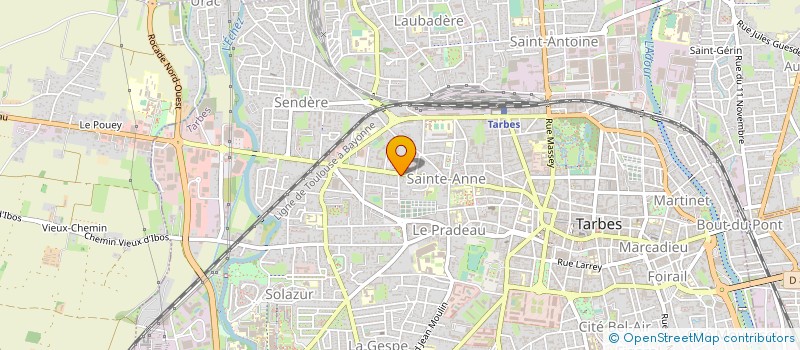 localisation de l'entreprise LA GALLEGA  TARBES