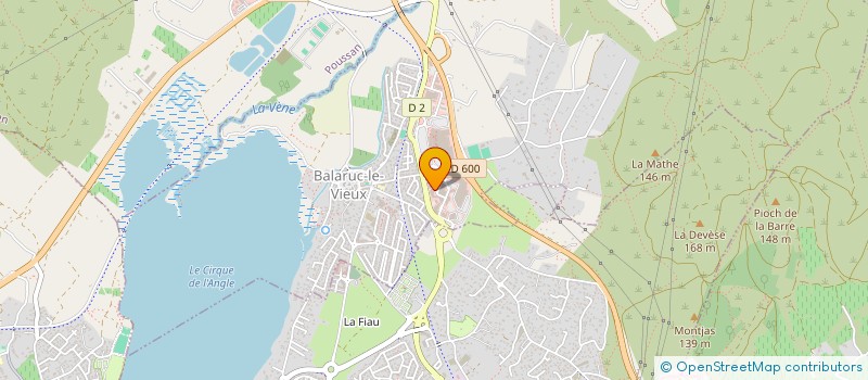 localisation de l'entreprise LA GALLERY  BALARUC-LE-VIEUX