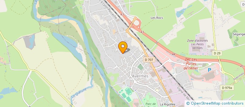 localisation de l'entreprise LA GALLIDE  AVERMES