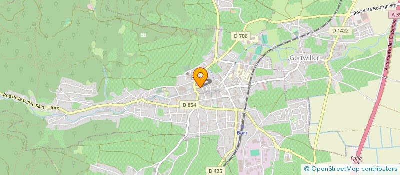 localisation de l'entreprise LA GALLINA  BARR