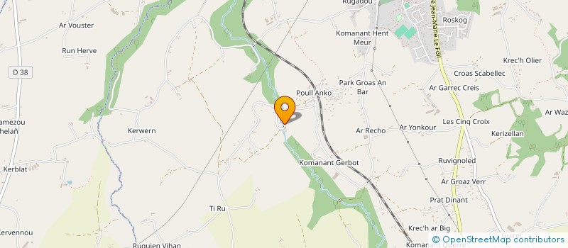 localisation de l'entreprise LA GALOCHE  PLOUBEZRE