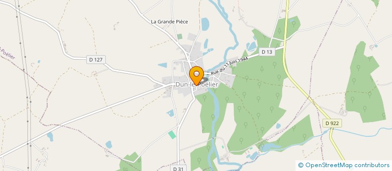 localisation de l'entreprise LA GALOCHEE DUNOISE à DUN-LE-POELIER