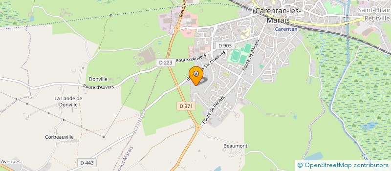 localisation de l'entreprise LA GALOISIERE DE CARENTAN à CARENTAN-LES-MARAIS