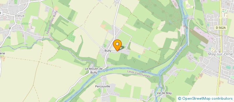localisation de l'entreprise LA GALOPADE à FEUGUEROLLES-BULLY
