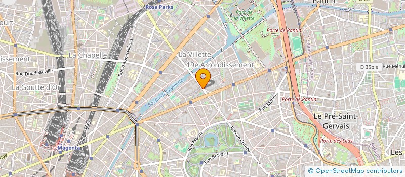 localisation de l'entreprise LA GALOPANTE  PARIS