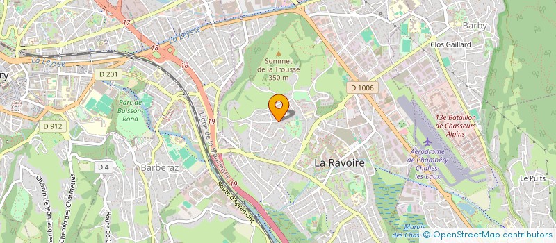 localisation de l'entreprise LA GALOPPAZ  LA RAVOIRE