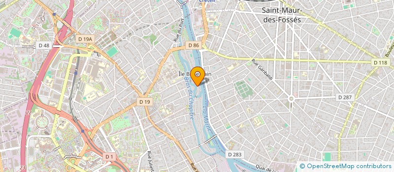 localisation de l'entreprise LA GALYP FRANCE  CRETEIL