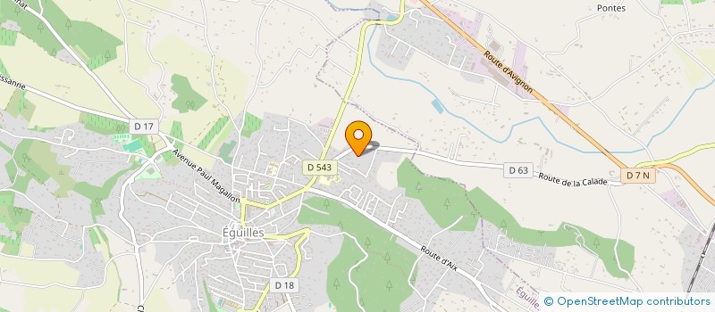 localisation de l'entreprise LA GAMELLE DU COEUR  EGUILLES