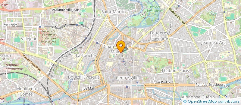 localisation de l'entreprise LA GAMELLE TRAD à RENNES