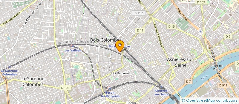 localisation de l'entreprise LA GAMINERIE à BOIS-COLOMBES