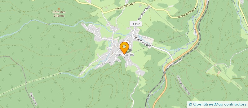 localisation de l'entreprise LA GAMINERIE HALTE GARDERIE à SAULXURES