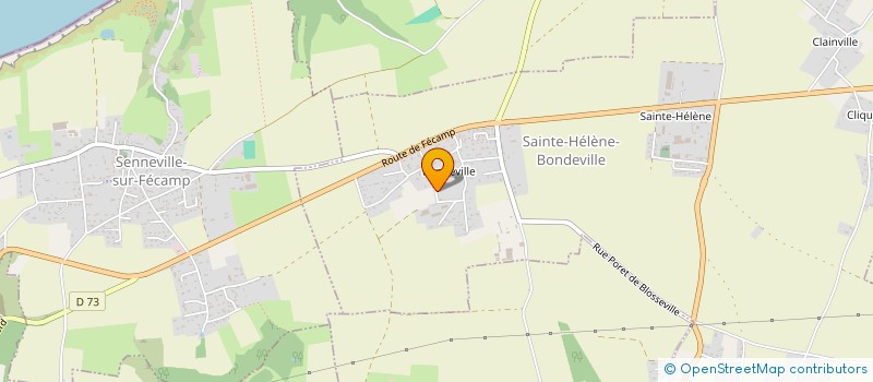 localisation de l'entreprise LA GANGERE  SAINTE-HELENE-BONDEVILLE