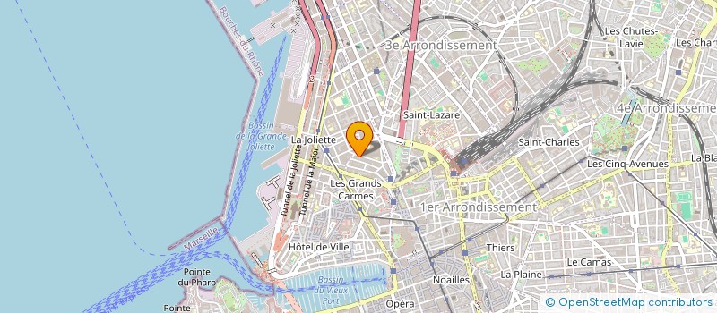 localisation de l'entreprise LA GANGUE  MARSEILLE