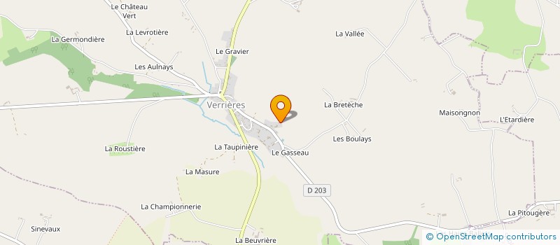 localisation de l'entreprise LA GAPTIERE PRODUCTION à VERRIERES