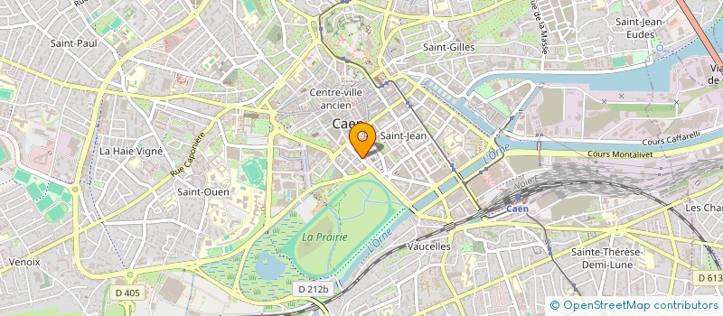localisation de l'entreprise LA GARANCE à CAEN