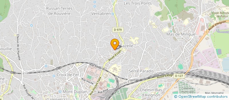 localisation de l'entreprise LA GARANCE  NIMES