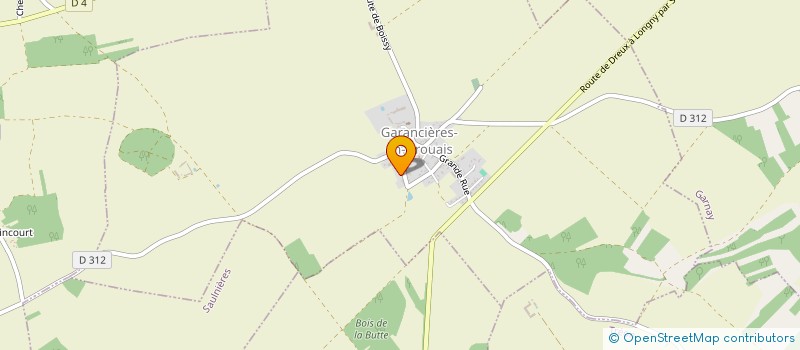 localisation de l'entreprise LA GARANCE à GARANCIERES-EN-DROUAIS