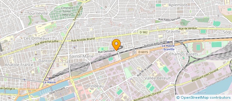 localisation de l'entreprise LA GARANTE à LE HAVRE