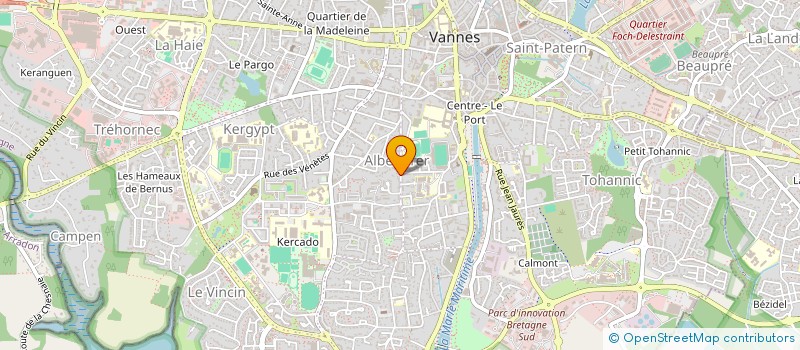 localisation de l'entreprise LA GARANTIE FAMILIALE à VANNES