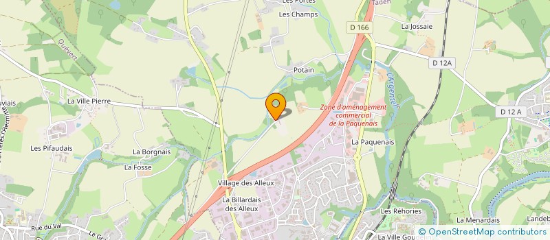 localisation de l'entreprise LA GARAYE FEST  TADEN