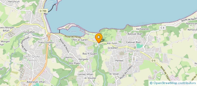localisation de l'entreprise LA GARCETTE  SAINT-QUAY-PERROS
