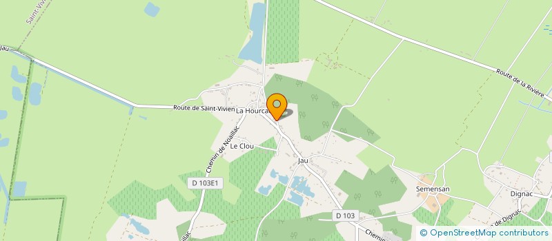 localisation de l'entreprise LA GARCONNE  TALAIS