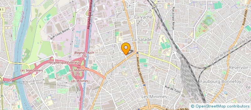 localisation de l'entreprise LA GARCONNIERE TOULOUSAINE à TOULOUSE