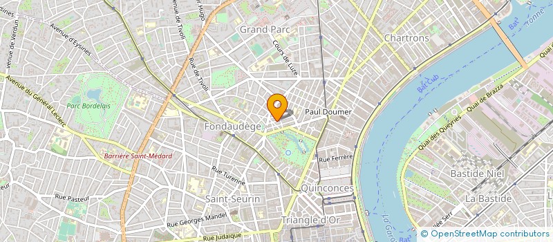 localisation de l'entreprise LA GARDE  BORDEAUX