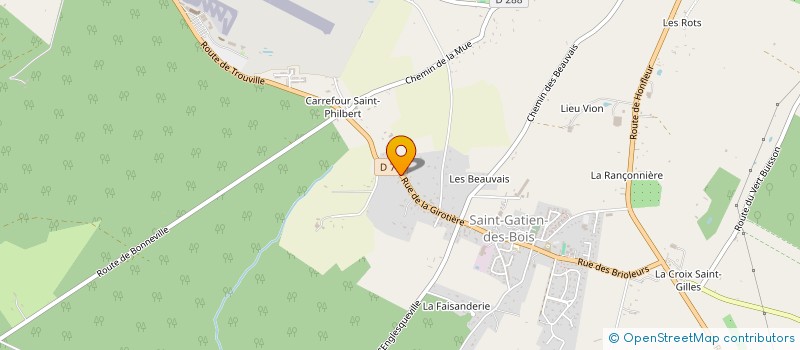 localisation de l'entreprise LA GARDE  SAINT-GATIEN-DES-BOIS