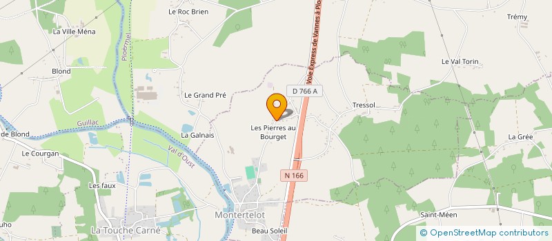 localisation de l'entreprise LA GARDE DE MI-VOIE  GUILLAC