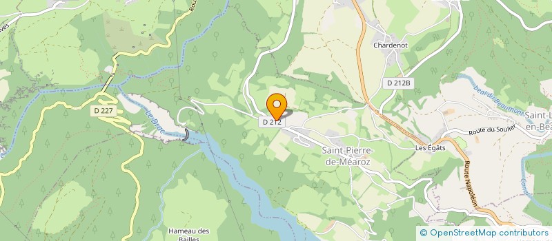 localisation de l'entreprise LA GARDEROSE  SAINT-PIERRE-DE-MEAROZ