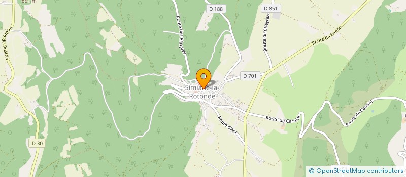 localisation de l'entreprise LA GARDETTE  SAUMANE