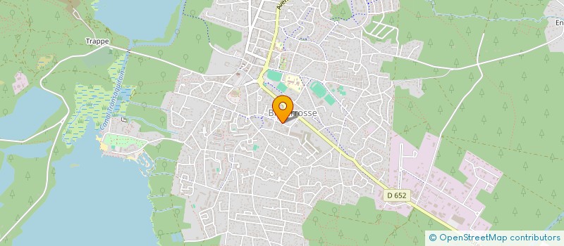 localisation de l'entreprise LA GARDILLOUNE  BISCARROSSE