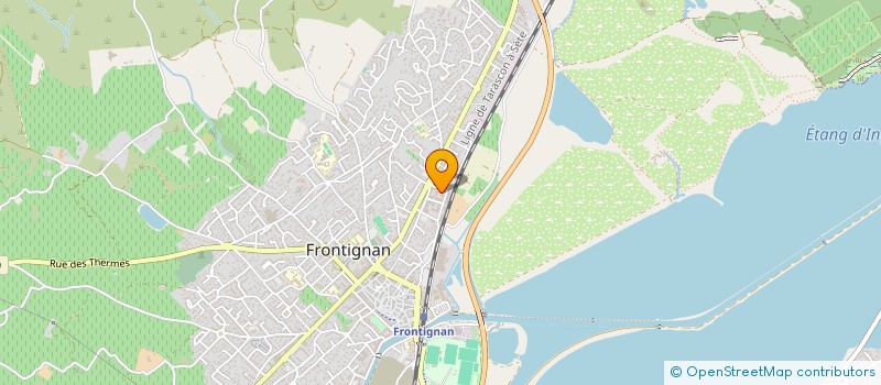 localisation de l'entreprise LA GARDIOLE à FRONTIGNAN