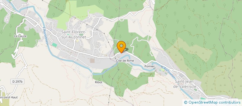 localisation de l'entreprise LA GARDOISE  SAINT-JEAN-DE-VALERISCLE