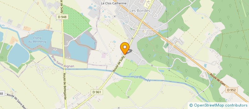 localisation de l'entreprise LA GARE 126 à LES BORDES