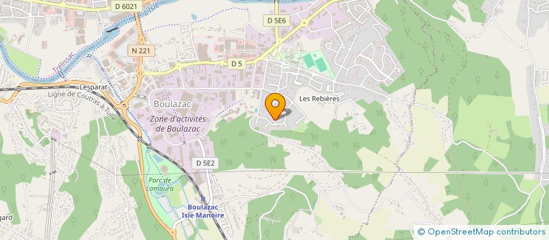localisation de l'entreprise LA GARE à BOULAZAC ISLE MANOIRE
