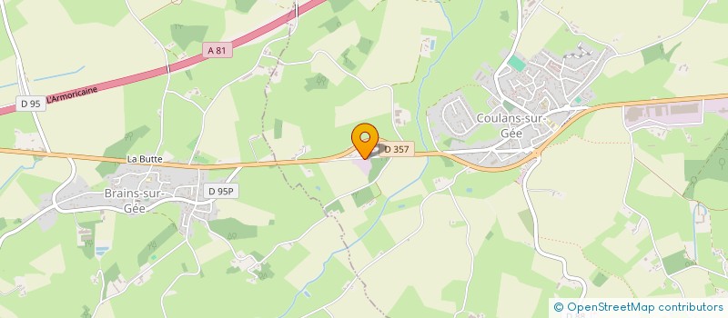 localisation de l'entreprise LA GARE  COULANS-SUR-GEE